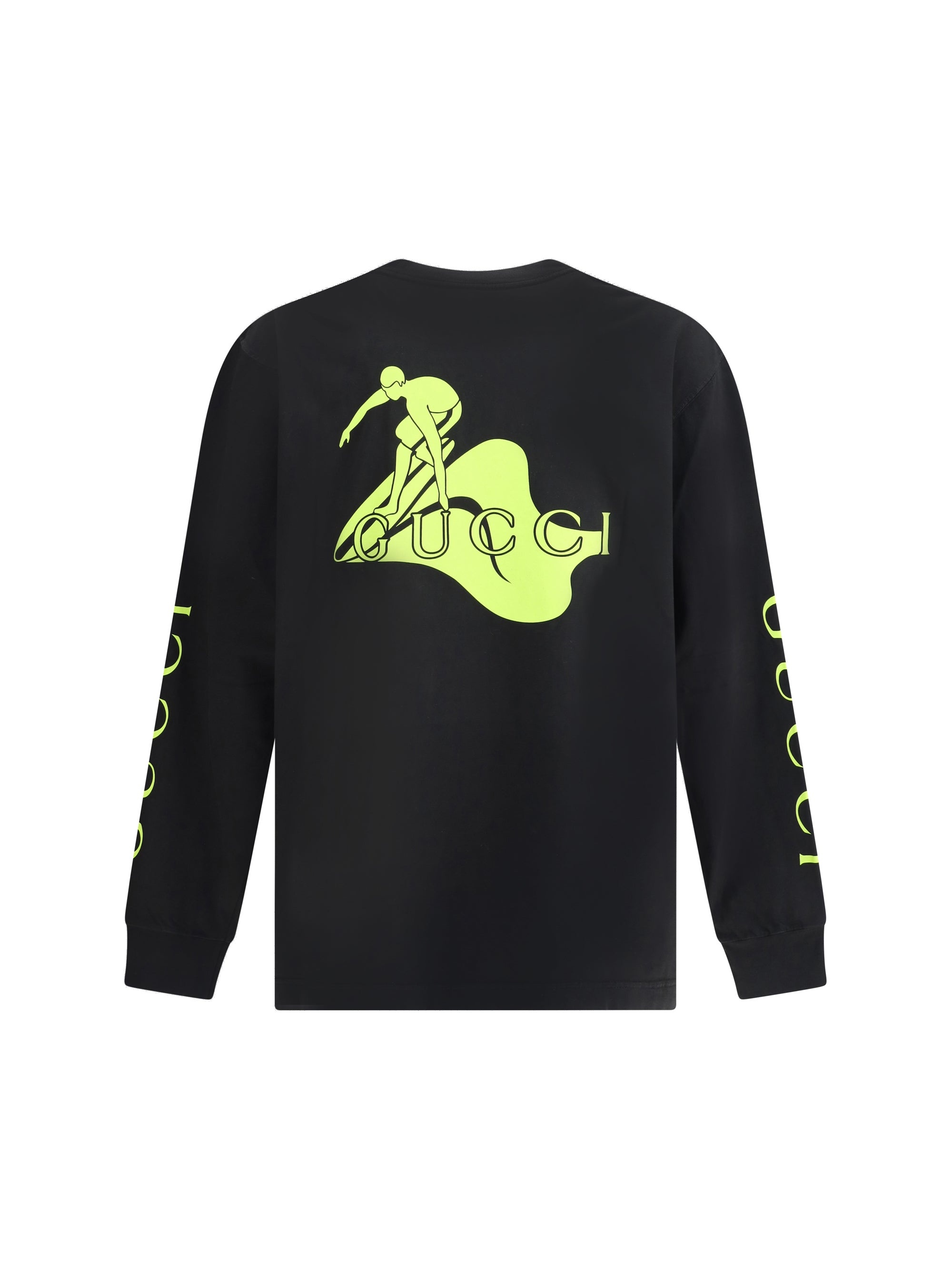 Gucci Men Logoed Long Sleeve Jersey - 2