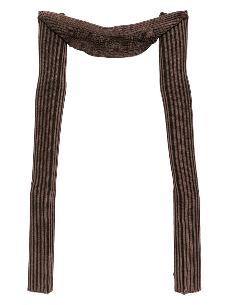 VAQUERA rib knit bolero outlook