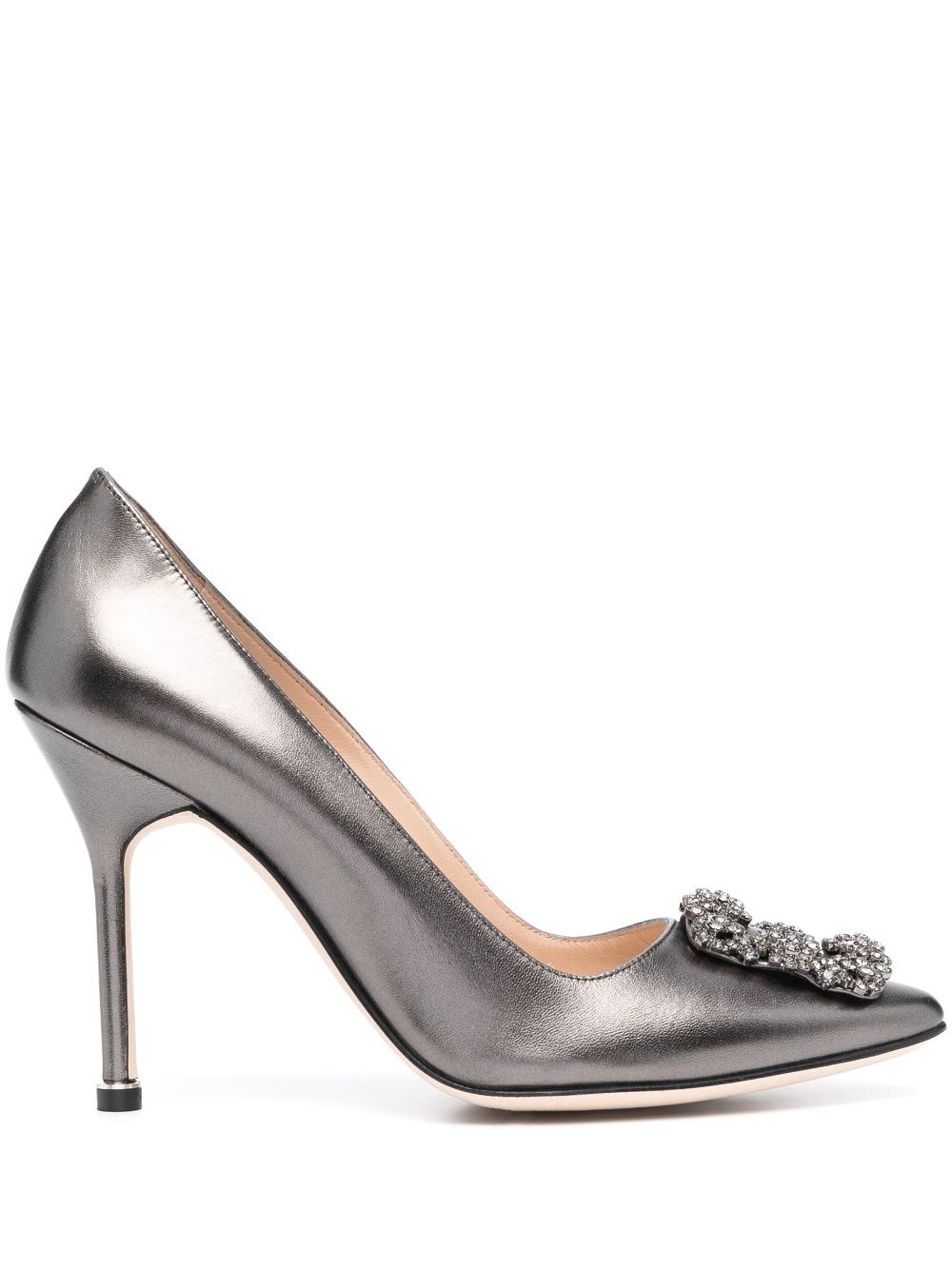 Hangisi 105mm leather pumps - 1