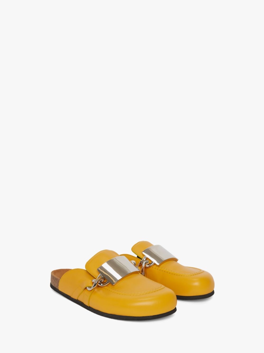 GOURMET CHAIN LOAFER MULES - 3