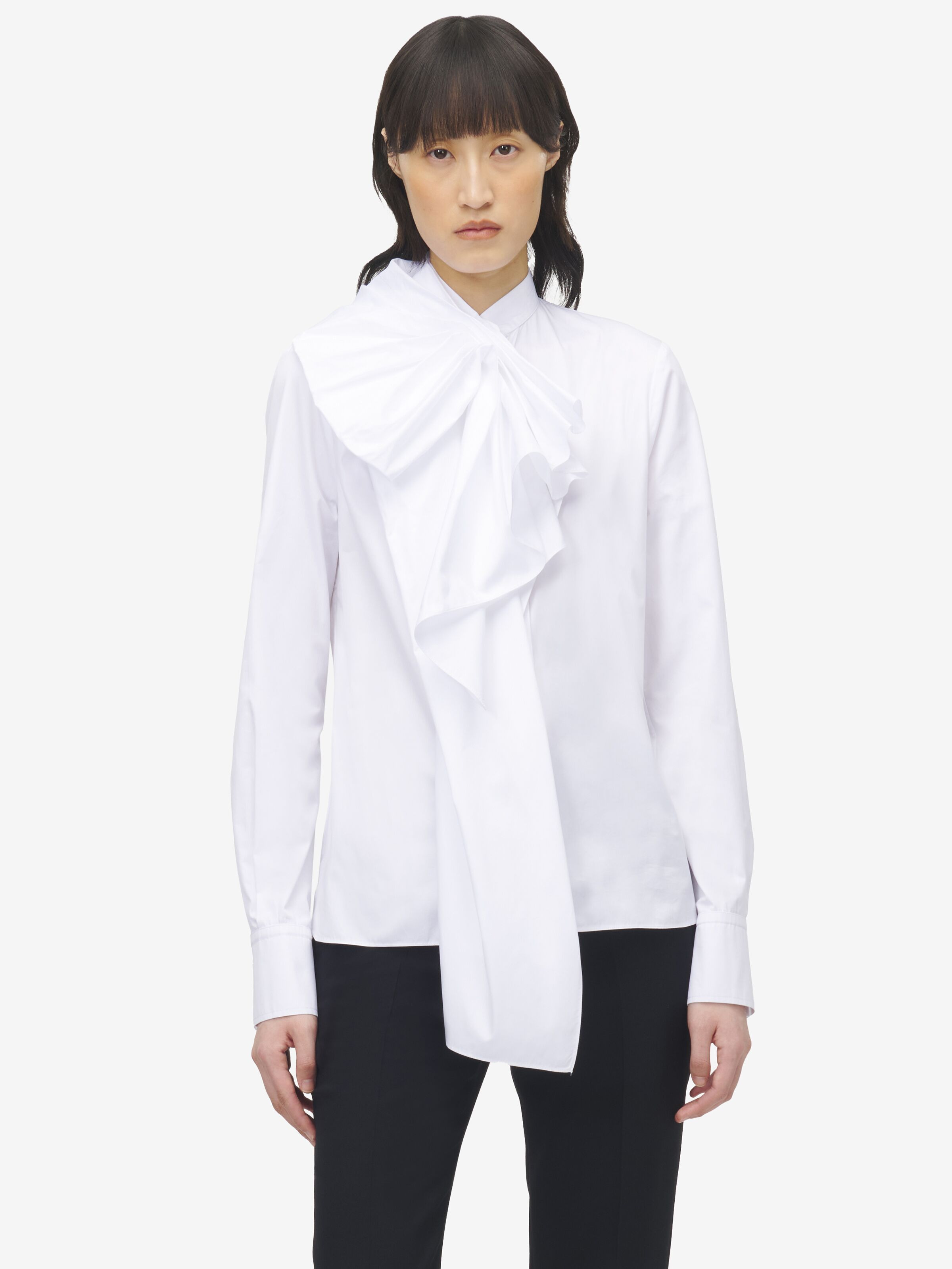 Ruffled Cotton Shirt - 2