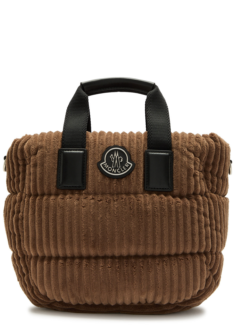 Moncler Caradoc Mini Quilted Corduroy top Handle bag - 1