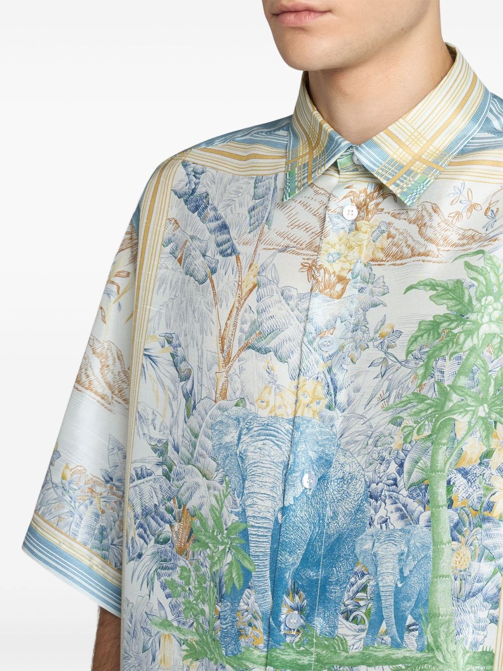 graphic-print shirt - 5
