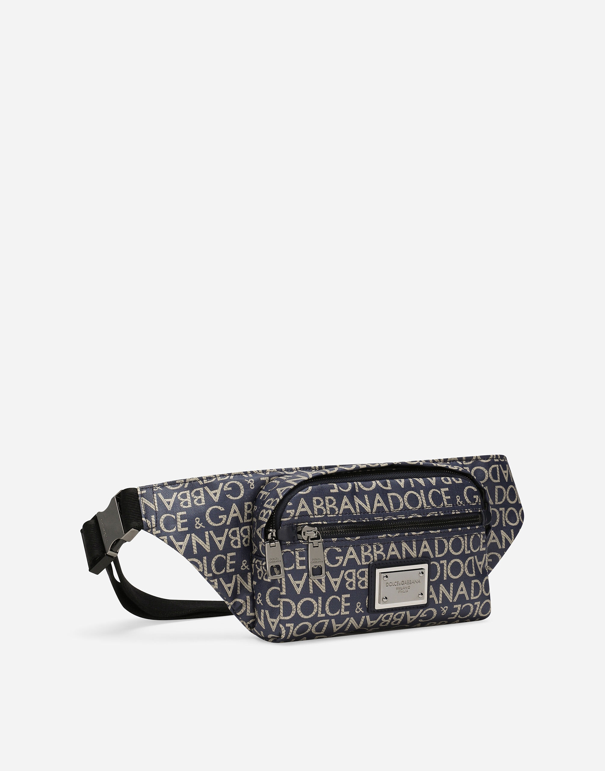 Small coated jacquard belt bag 3
