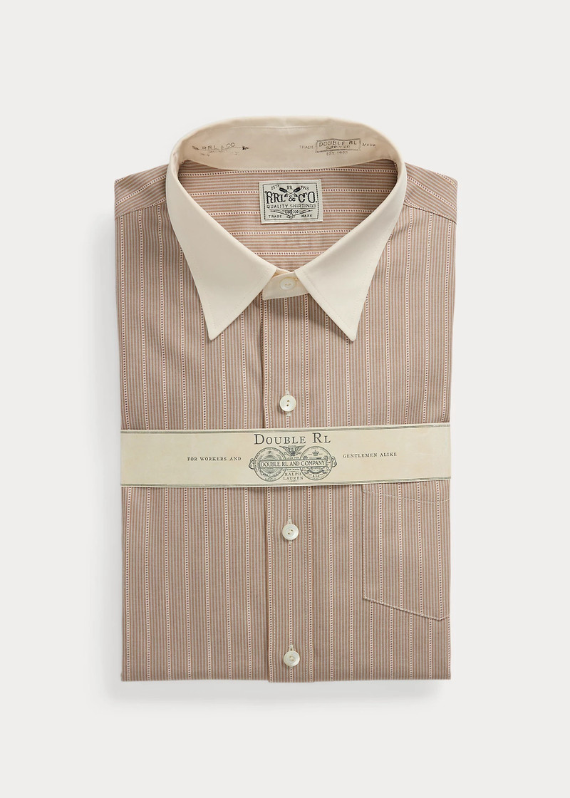 Slim Fit Striped Dobby Shirt 1