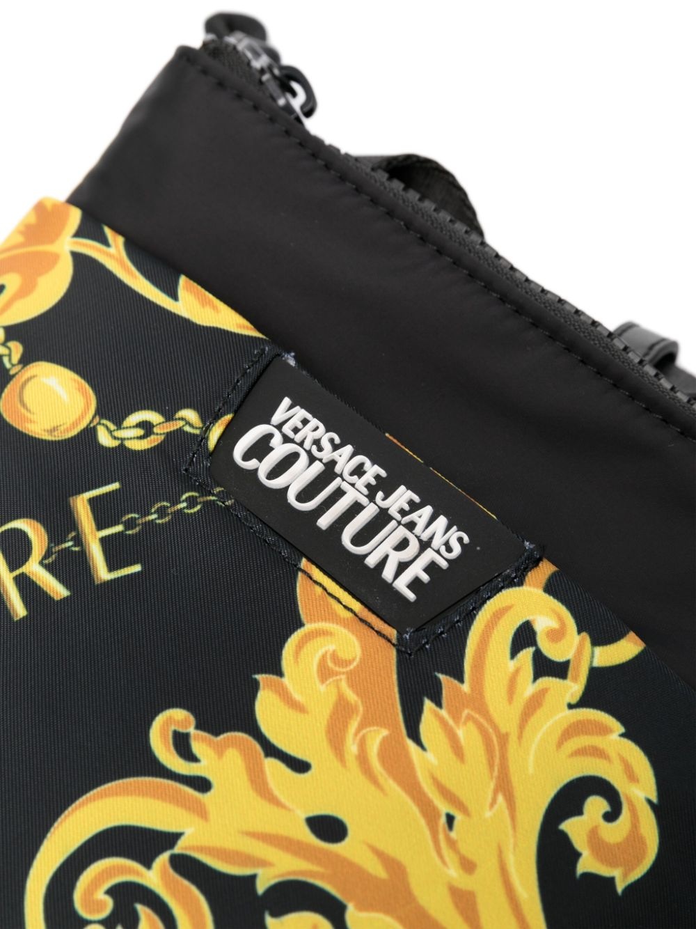 Chain Couture-print messenger bag - 4