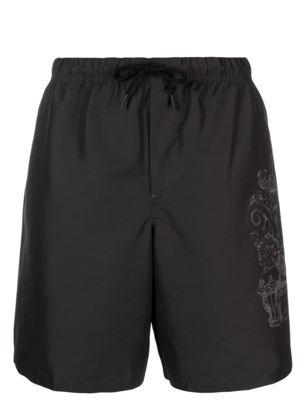 Versace Cartouche-print swim shorts - 1