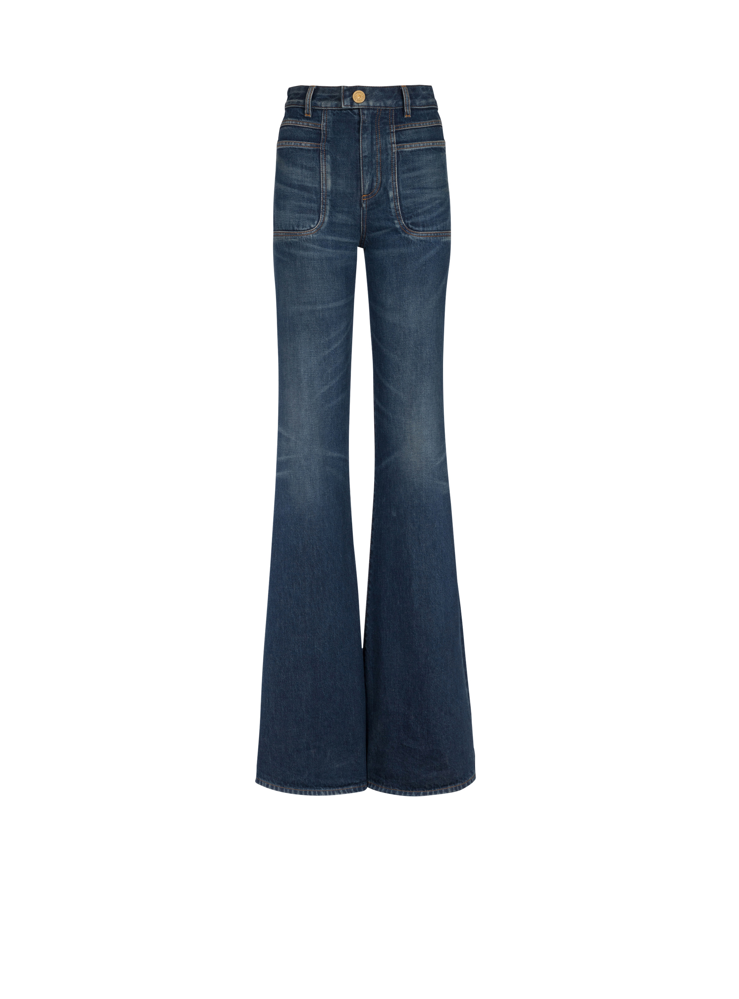 Flared denim jeans - 1