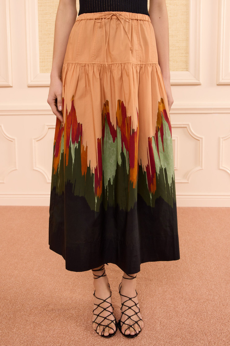 ULLA JOHNSON Theodora Cotton Skirt outlook