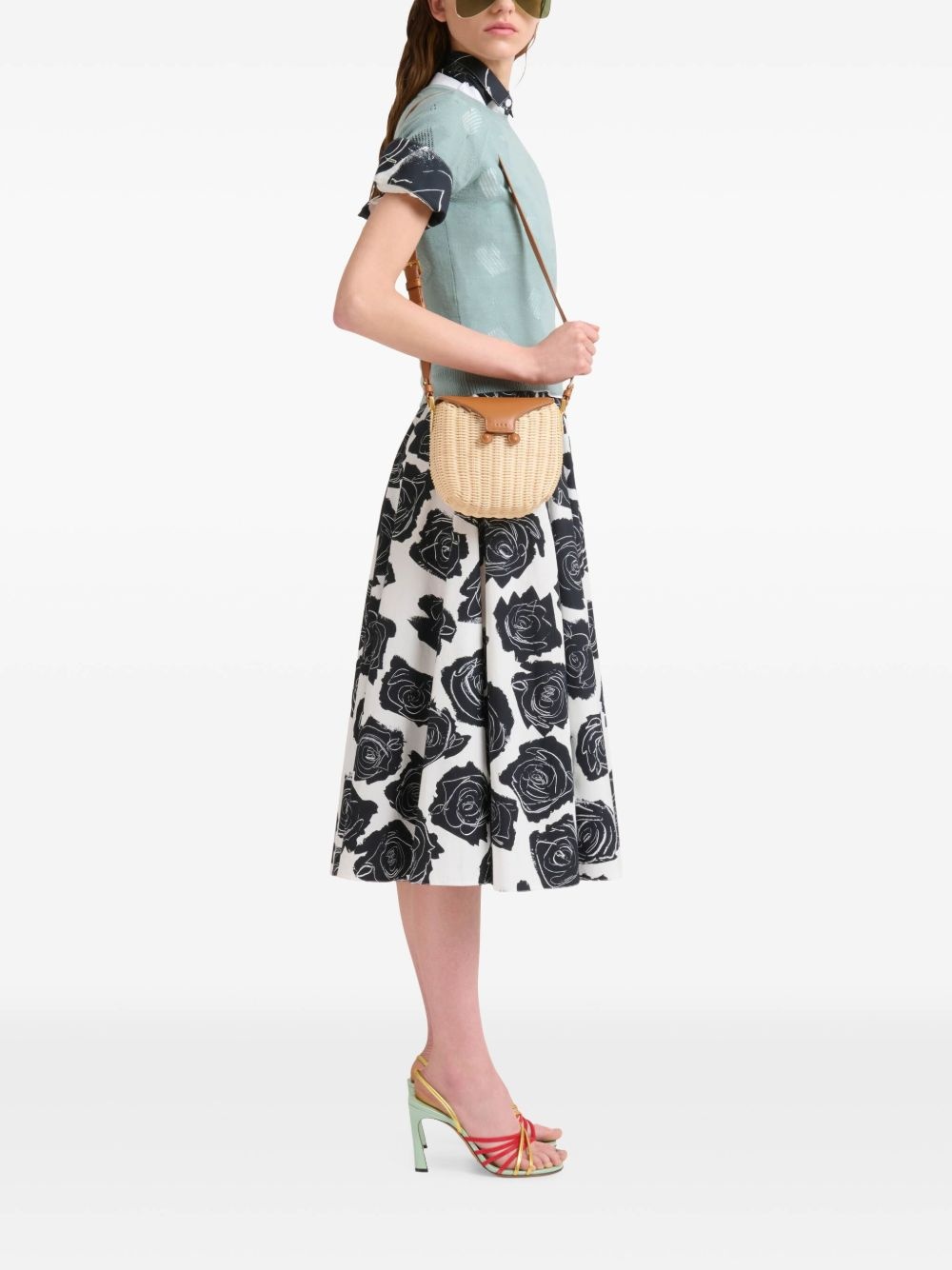 Midollino cross body bag - 2
