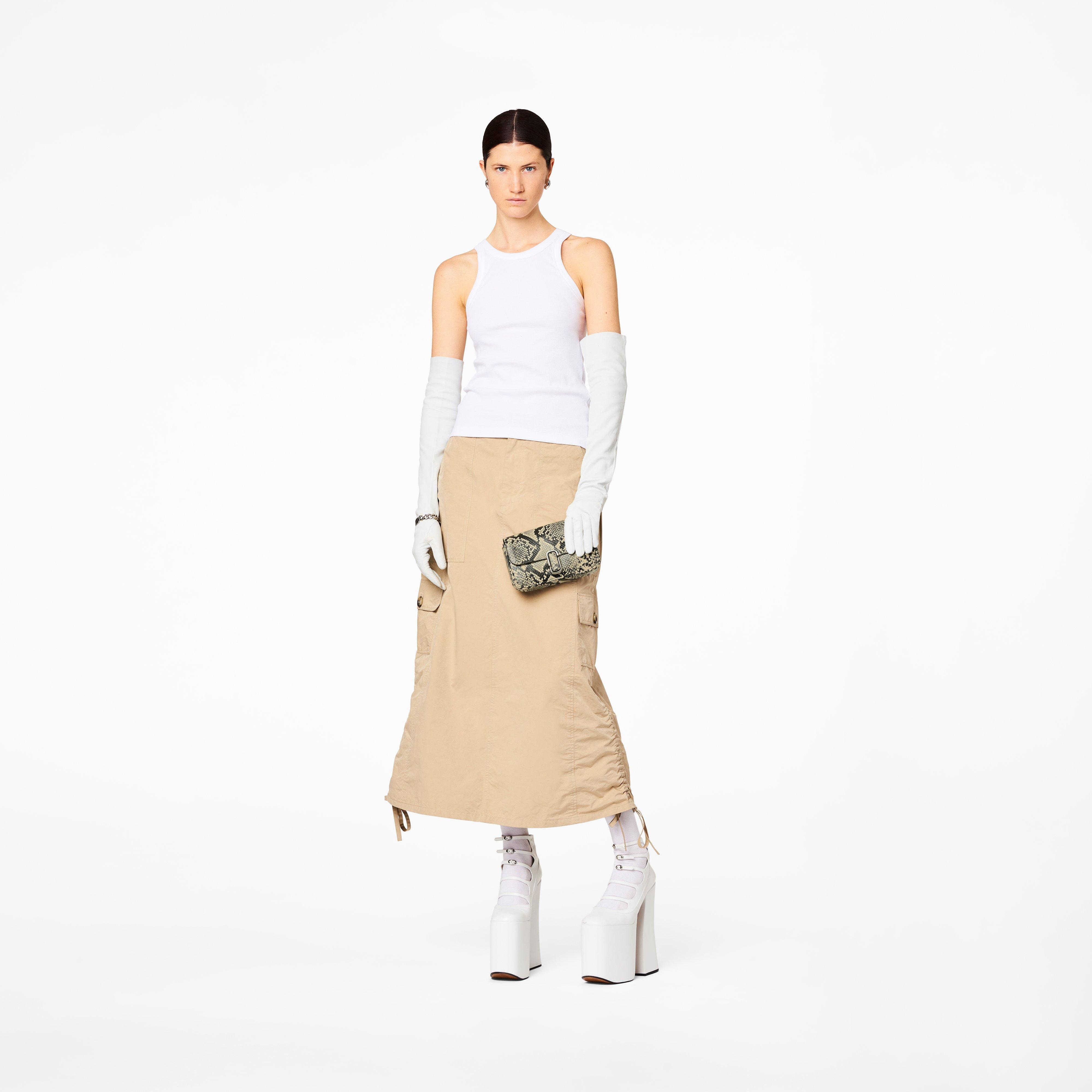 THE SNAKE-EMBOSSED J MARC MINI SHOULDER BAG - 6