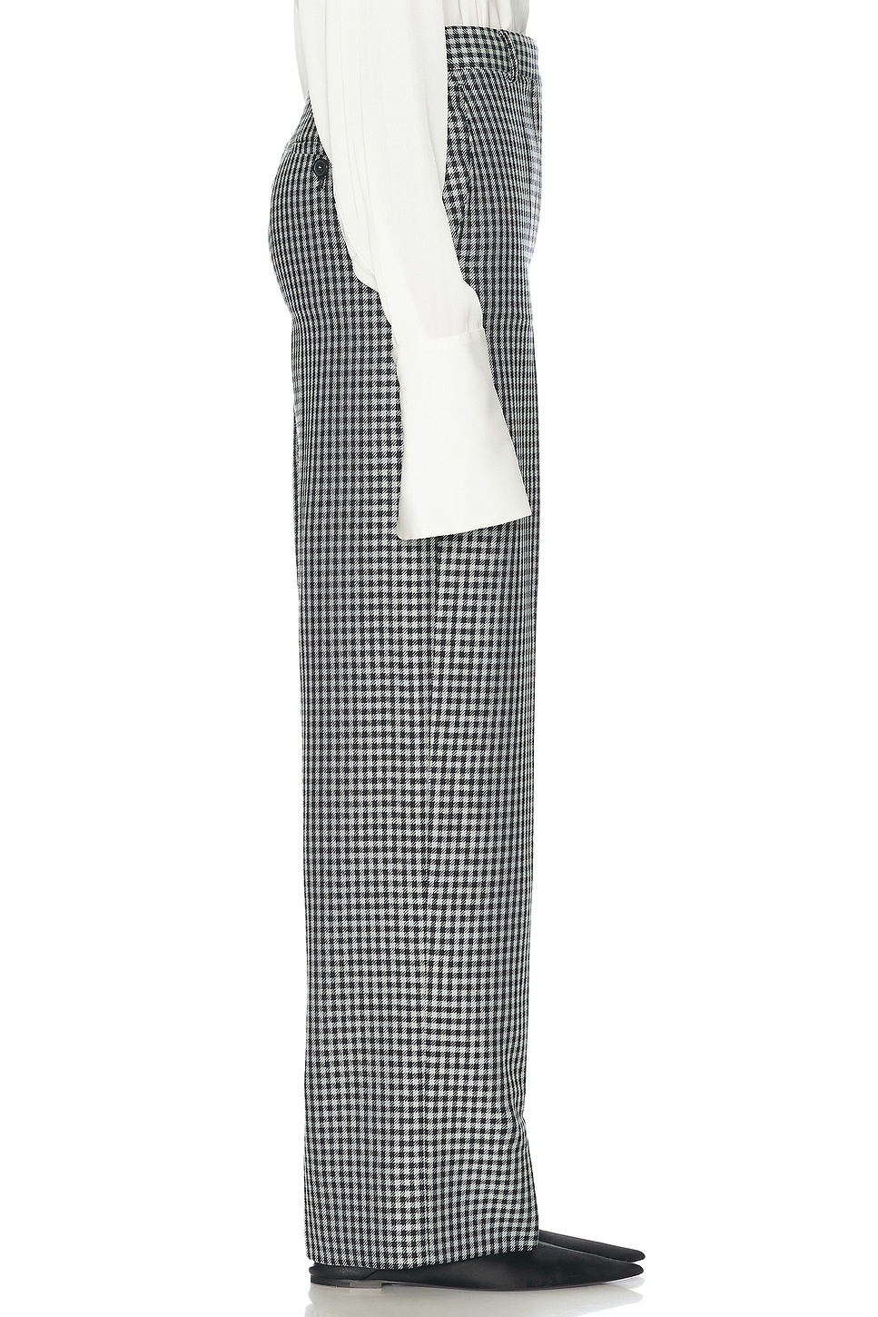 Checked Loose Pant - 3