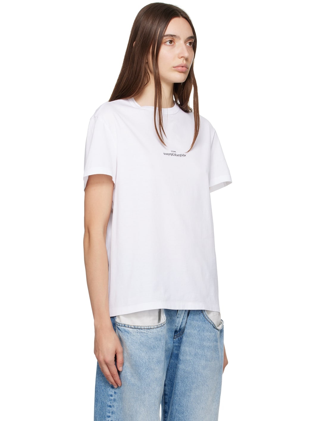 White Embroidered T-Shirt - 2