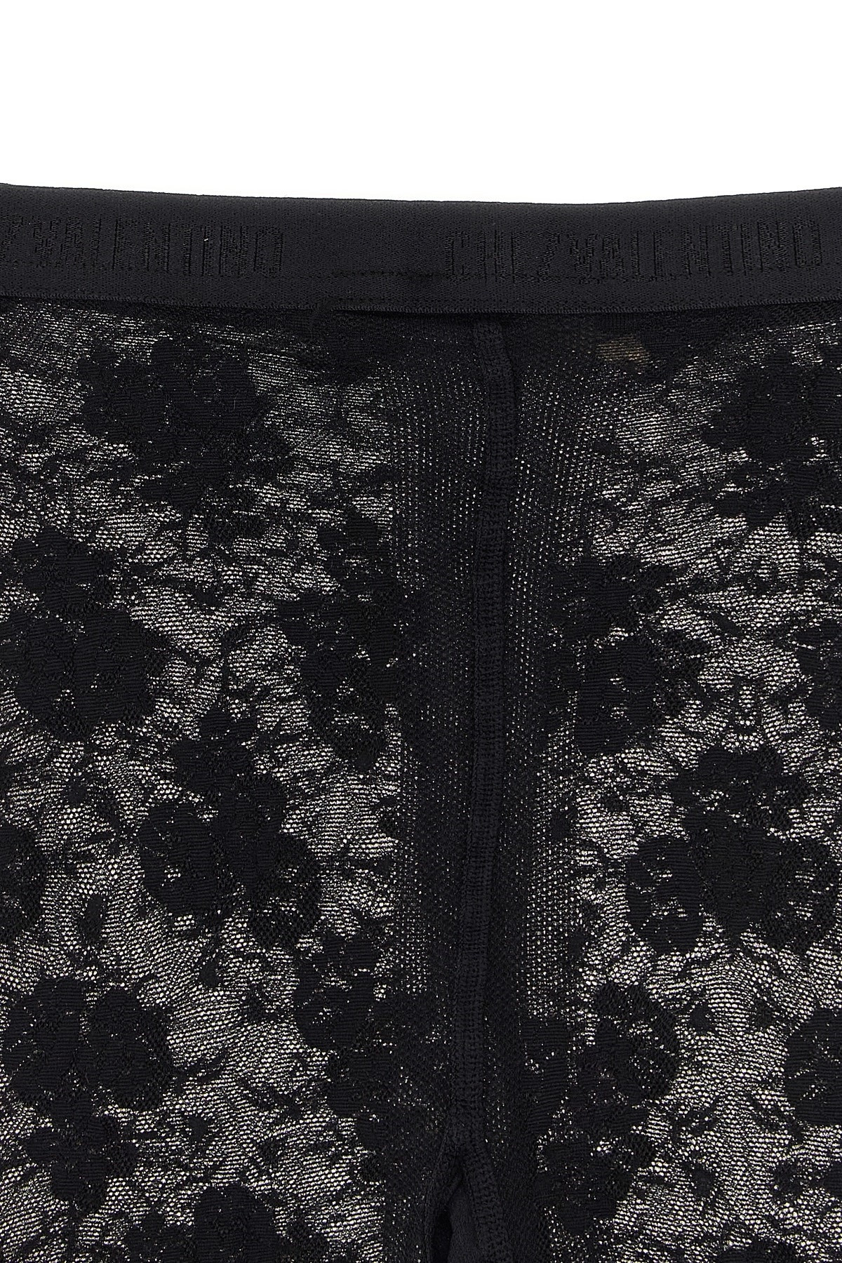 Valentino Garavani 'Chez Valentino' lace tights - 3