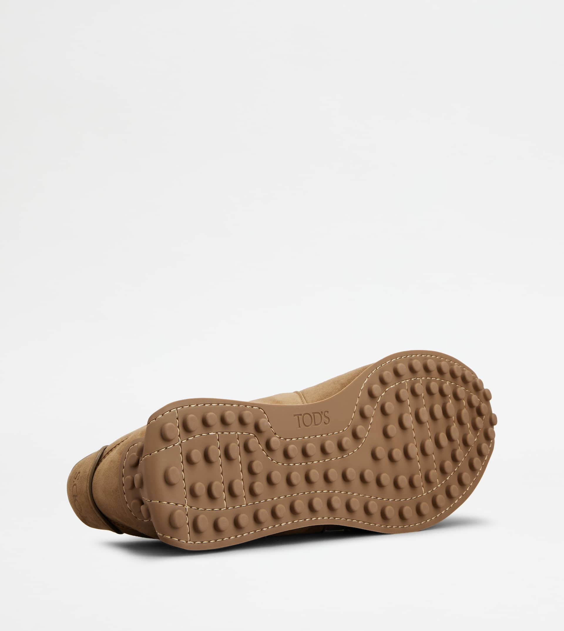 T VINTAGE SNEAKERS IN PASHMY SUEDE - BROWN - 4