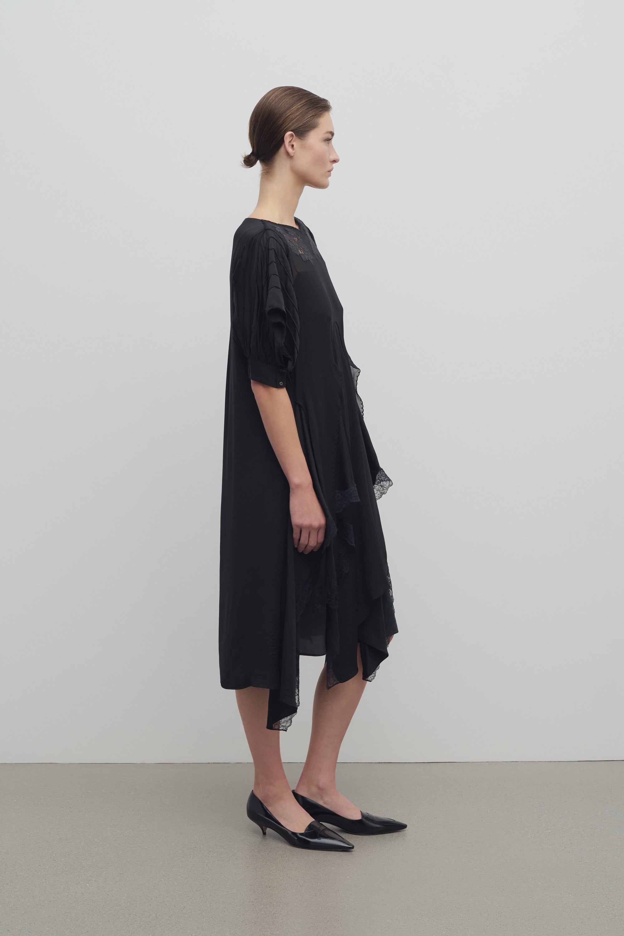 Poleis Dress in Cupro - 4