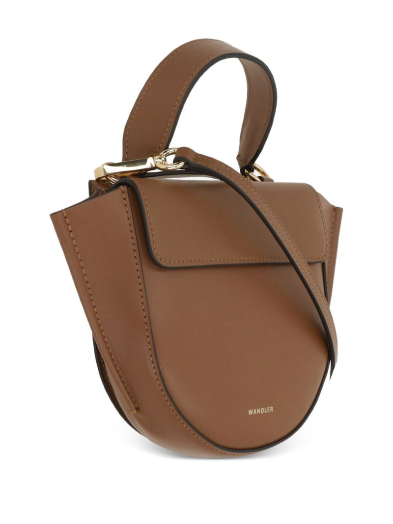 mini Hortensia leather tote bag 3