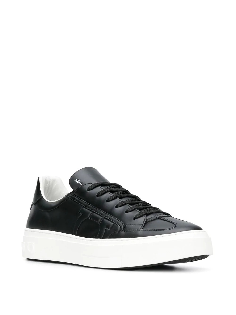 textured Gancio sneakers - 2