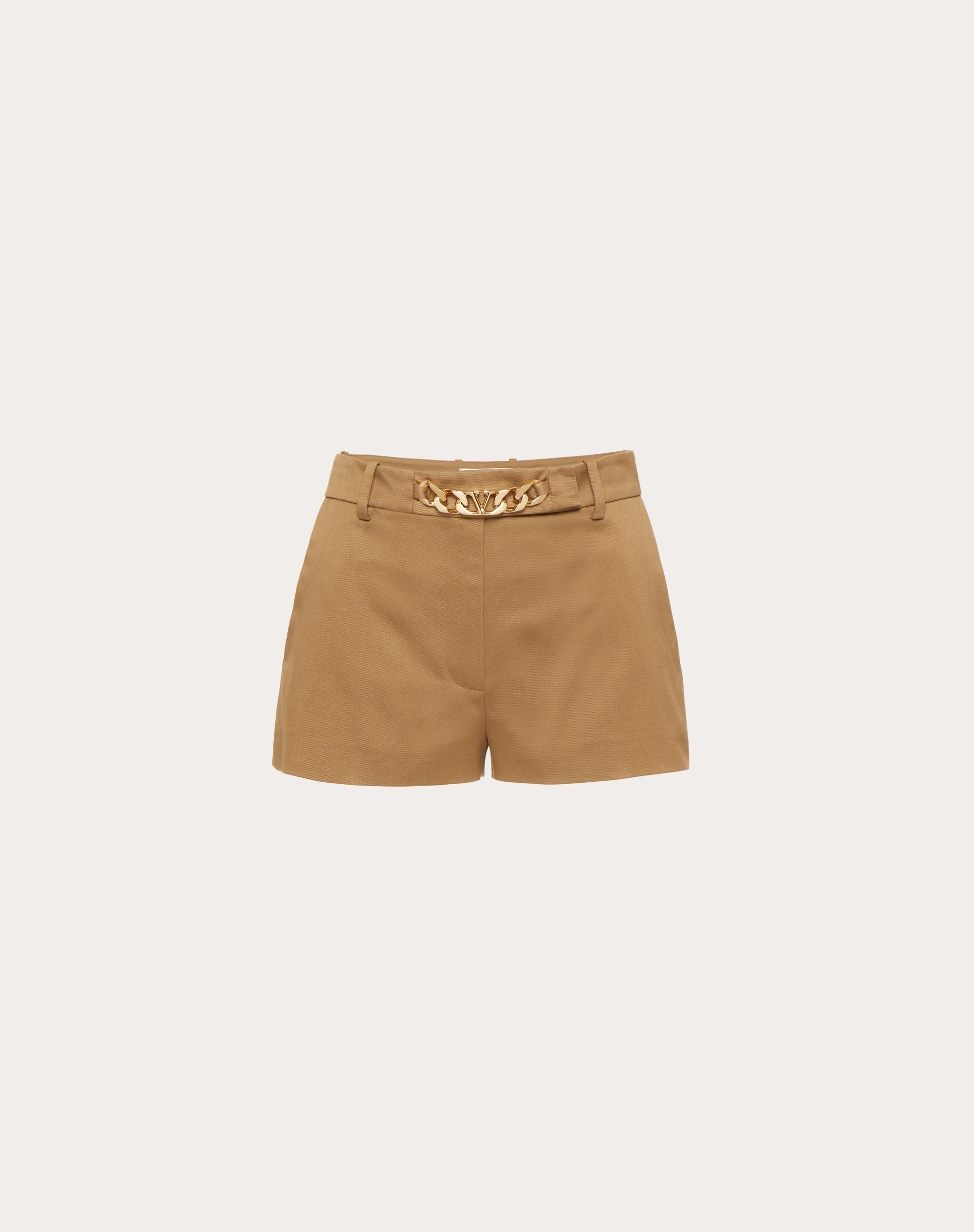 VLOGO CHAIN COMFORT GABARDINE SHORTS - 1