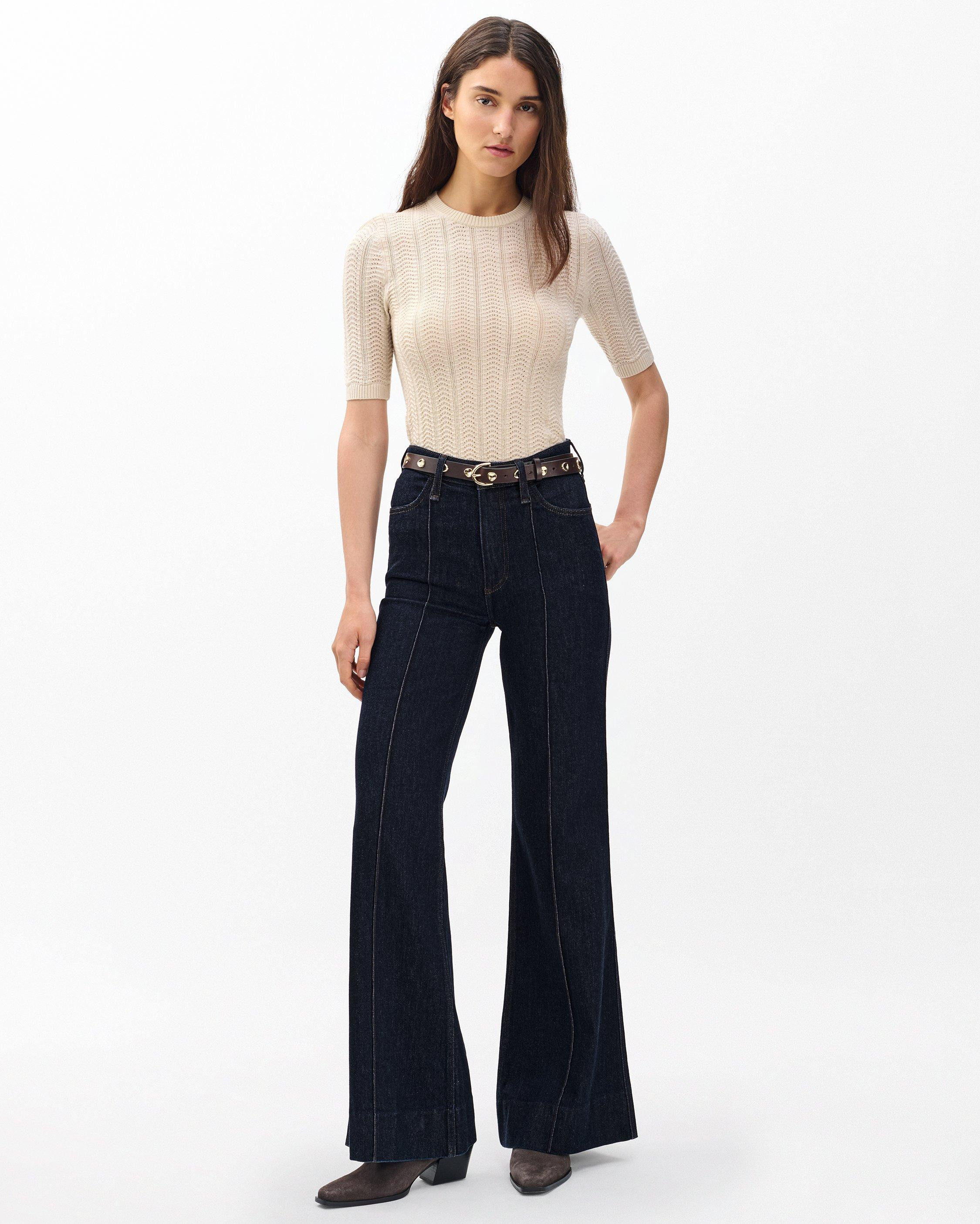 Skylar Wide-Leg Jeans
Lightweight Rigid in Rinse - 3