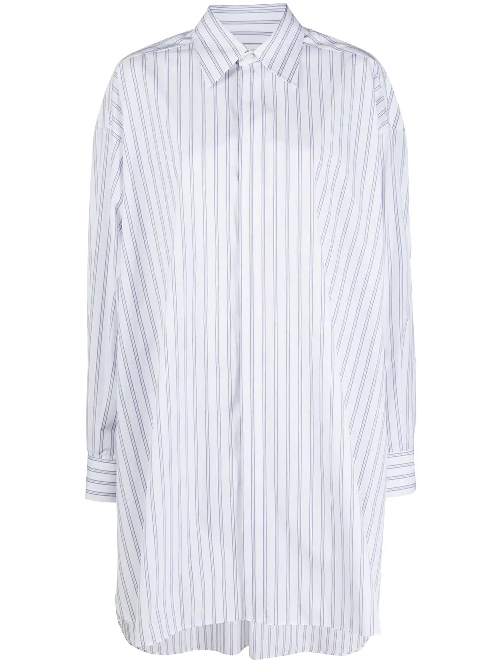 striped oversize shirt - 1