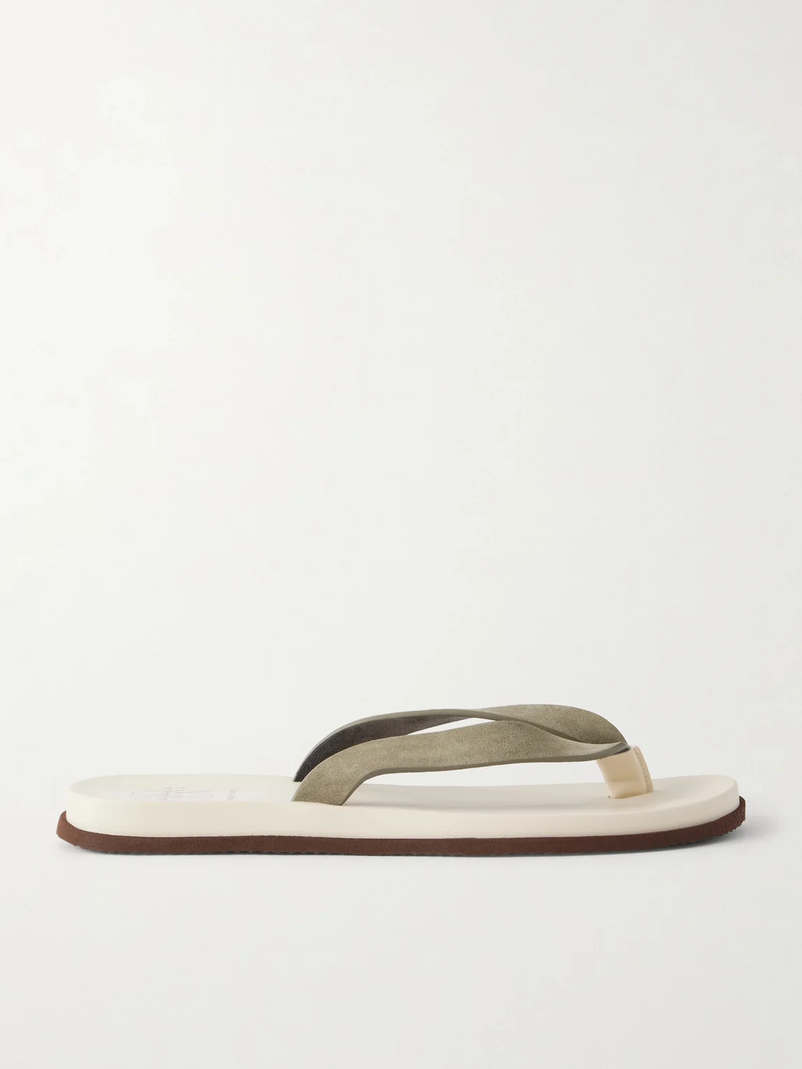 Suede Flip Flops - 1