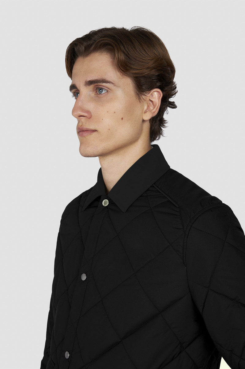 QUILTED JACKET IN TECHNICAL FABRIC WITH ALCANTARA® DETAILS 4