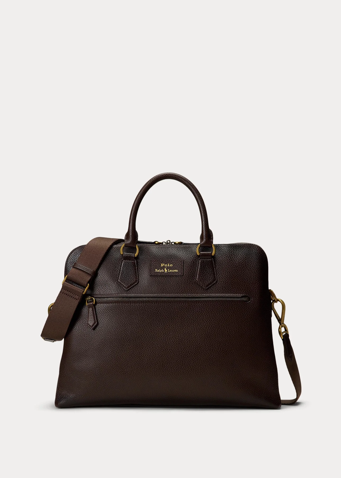 Pebbled Leather Commuter Bag - 1