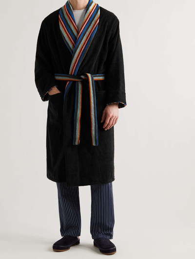 Paul Smith Striped Cotton-Terry Robe outlook
