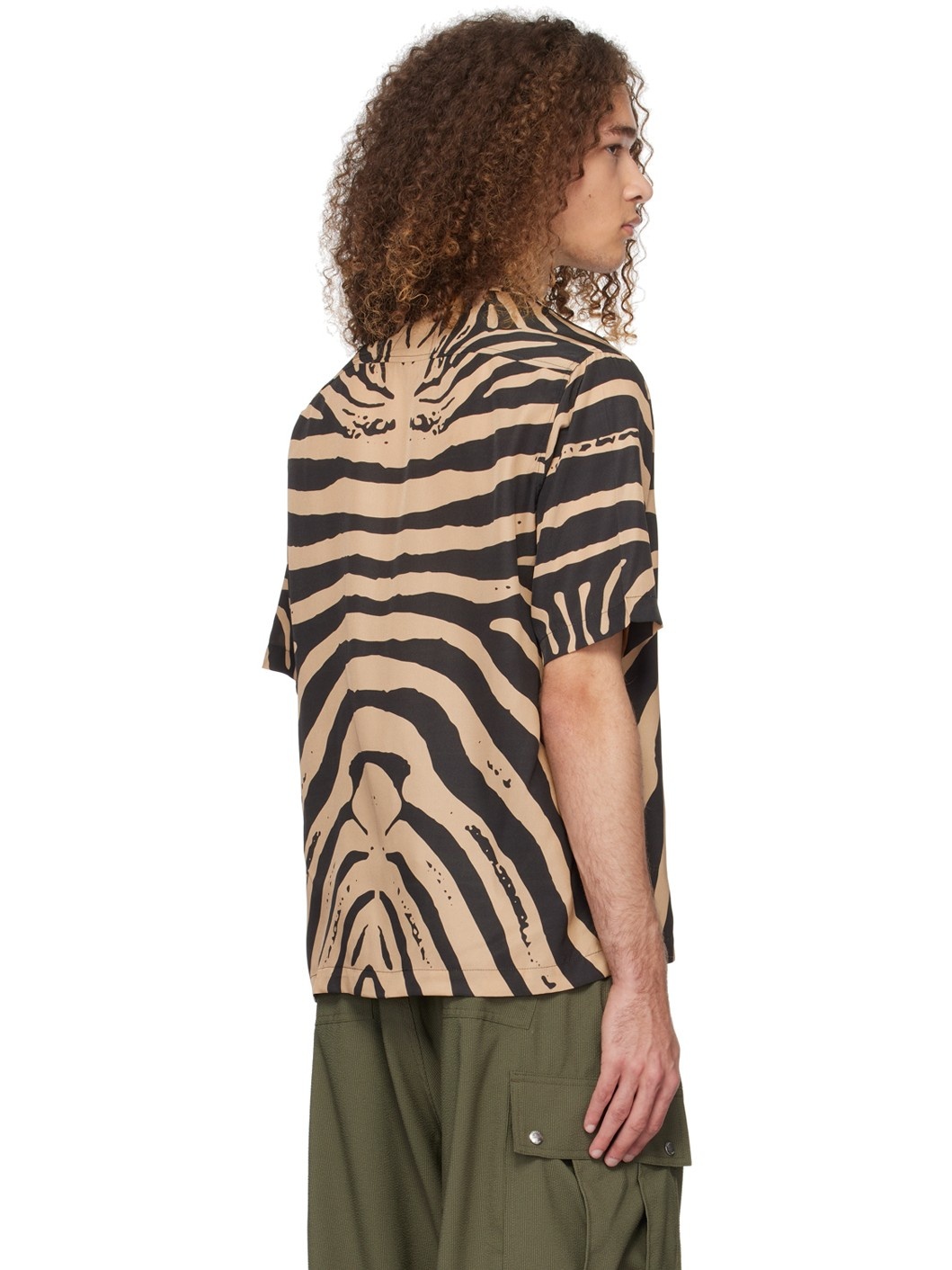 Black & Tan Zebra Shirt - 3