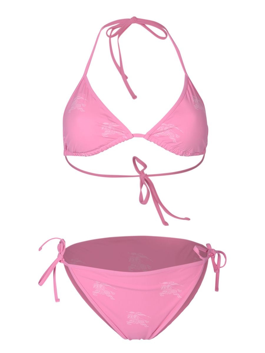 BURBERRY EKD logo triangle bikini set - 1