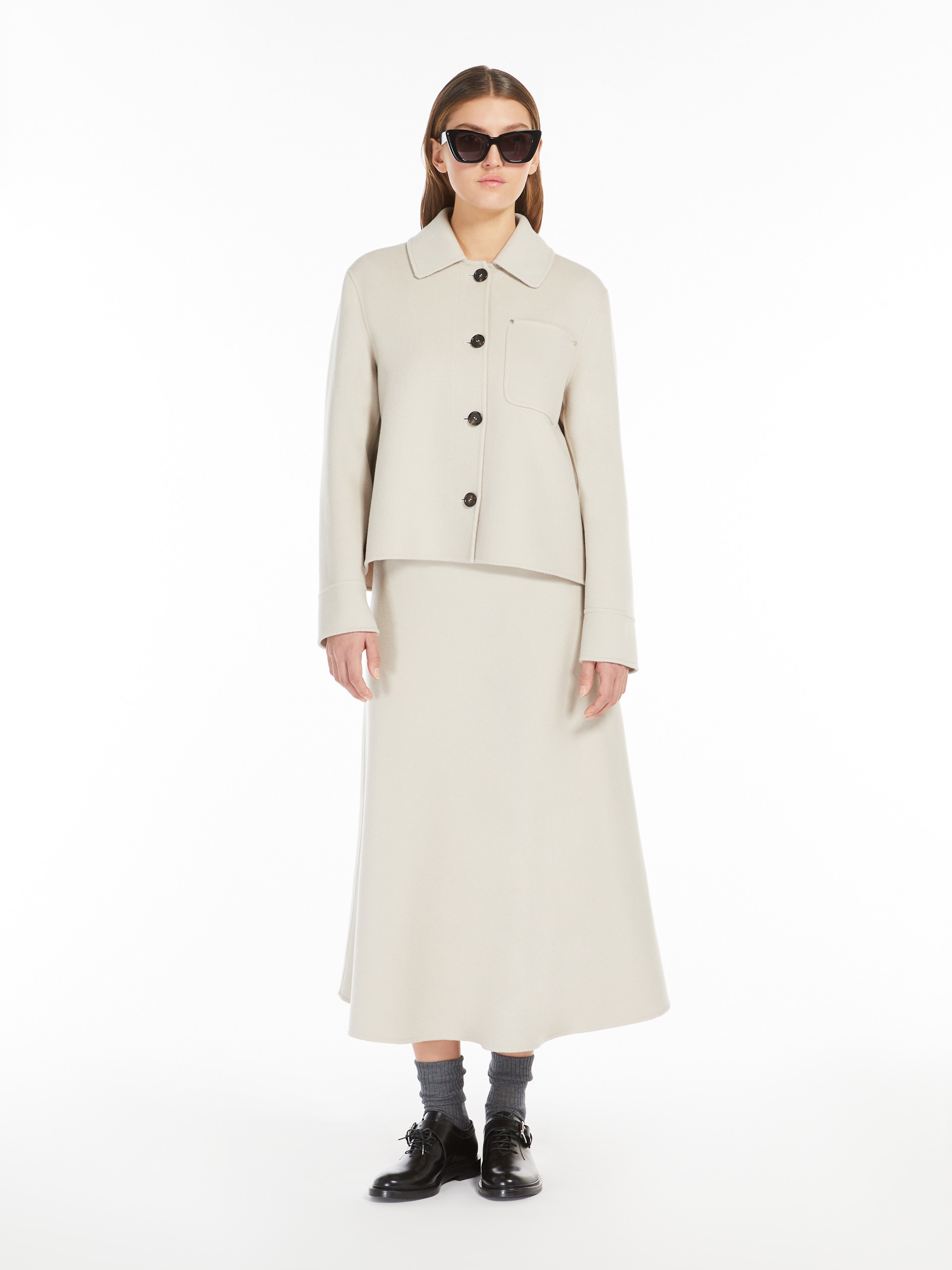 NEVADA Wool A-line skirt - 2