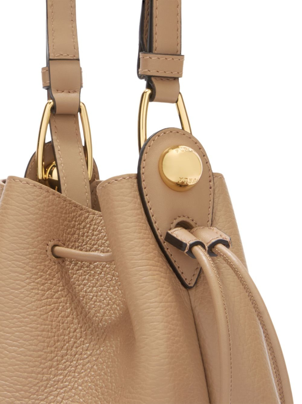 mini Sfera leather bucket bag - 4