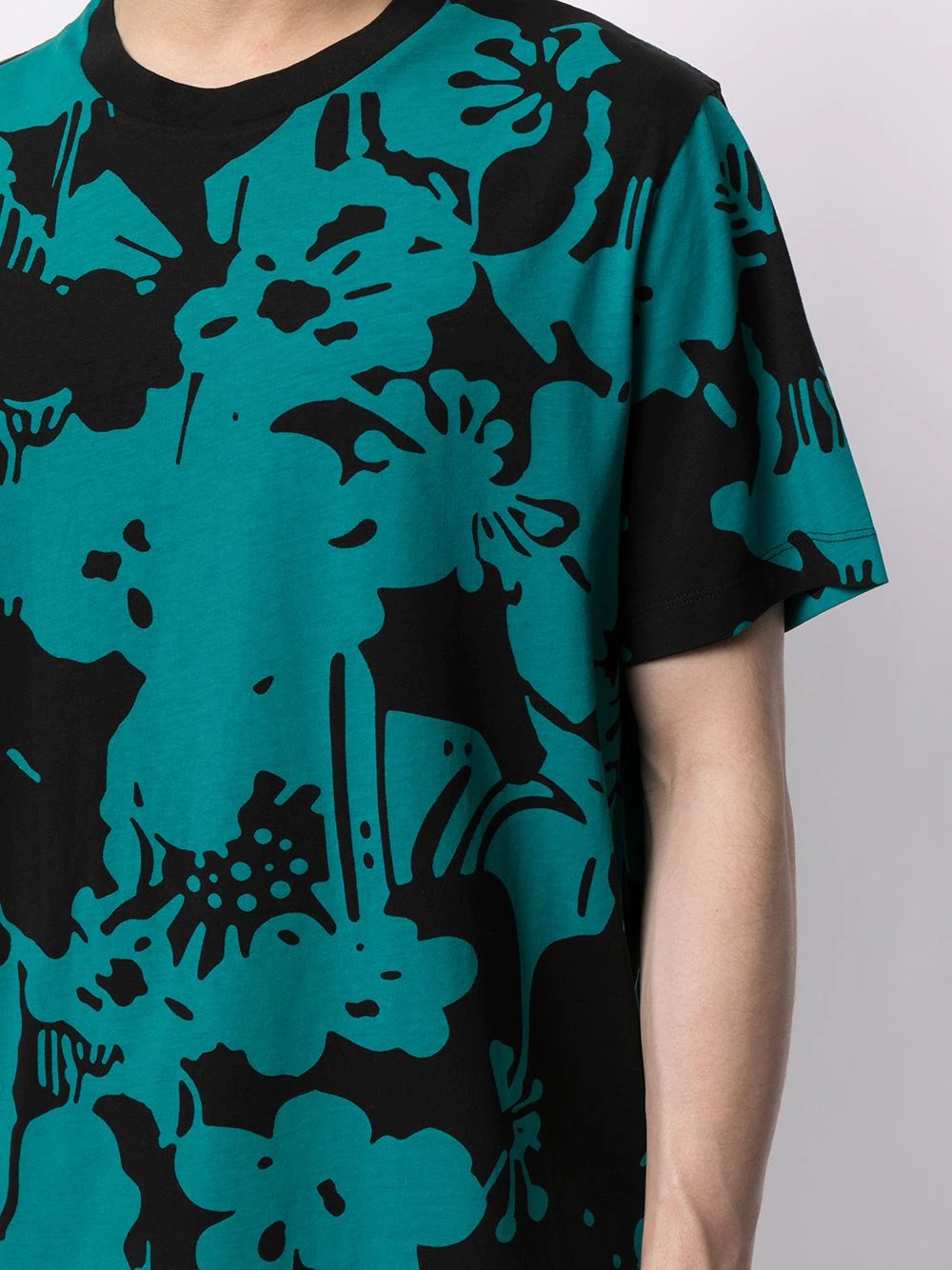 abstract-pattern short-sleeve T-shirt - 5