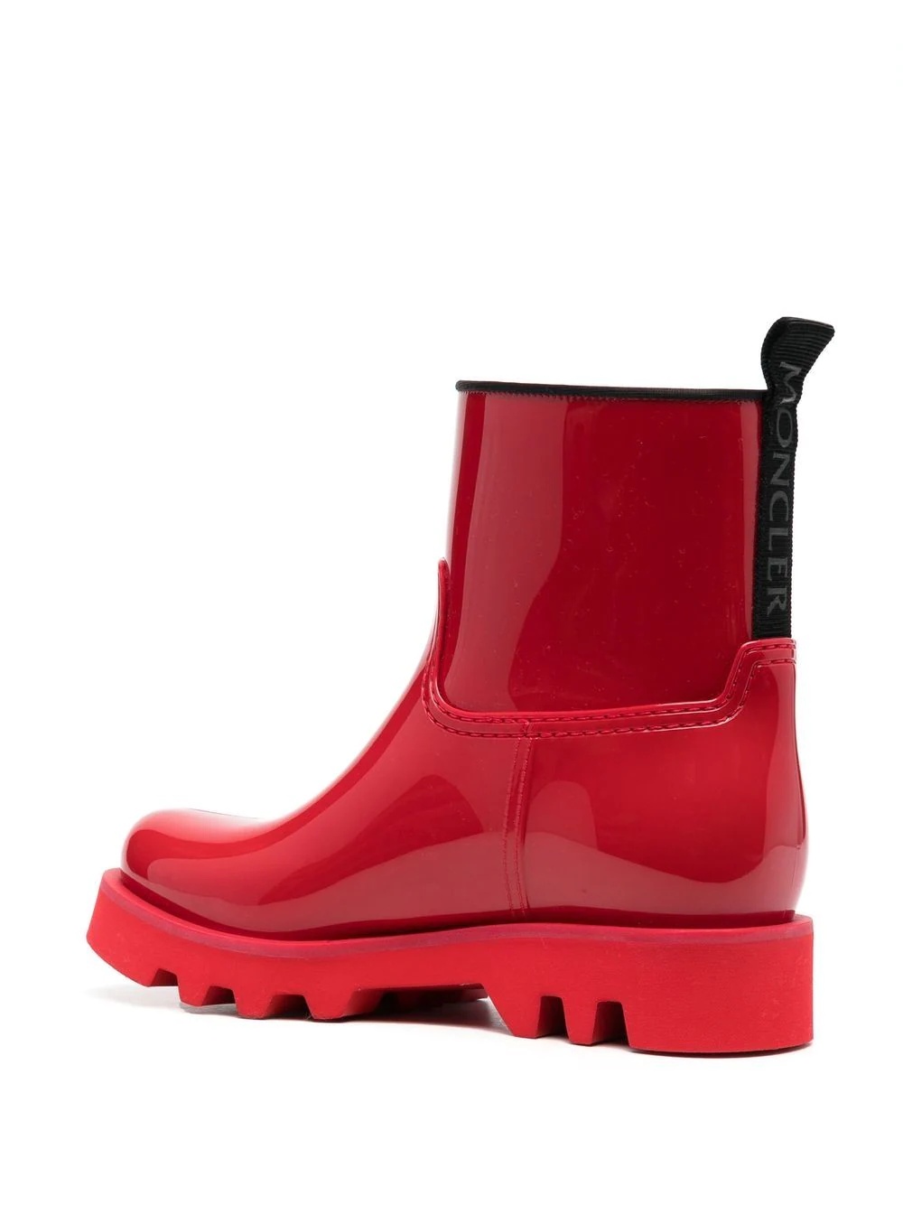 logo-patch ankle boots - 3
