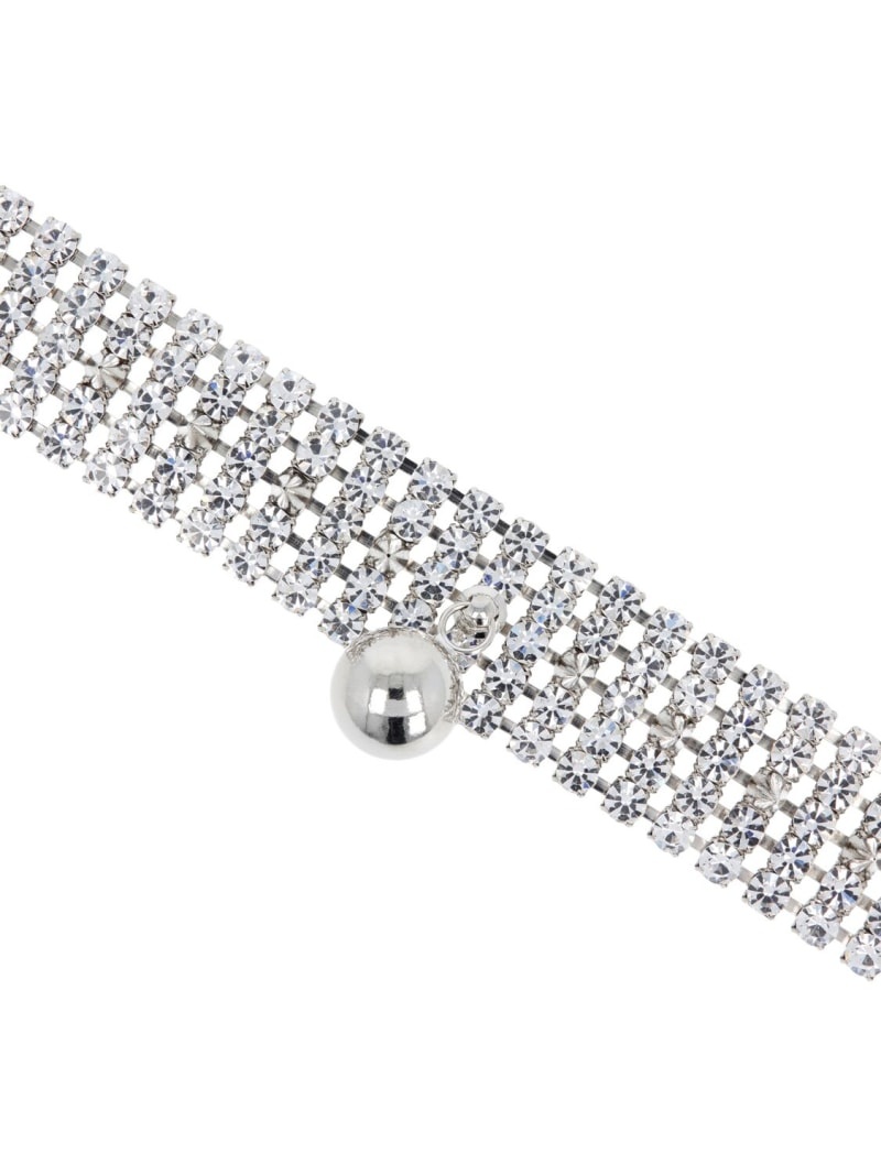 Crystal choker w/ spikes & pendant - 3