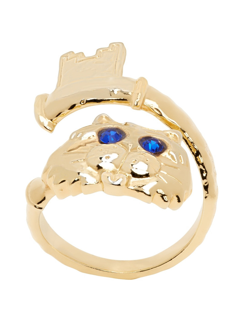 Gold Eyes & Key Ring 1