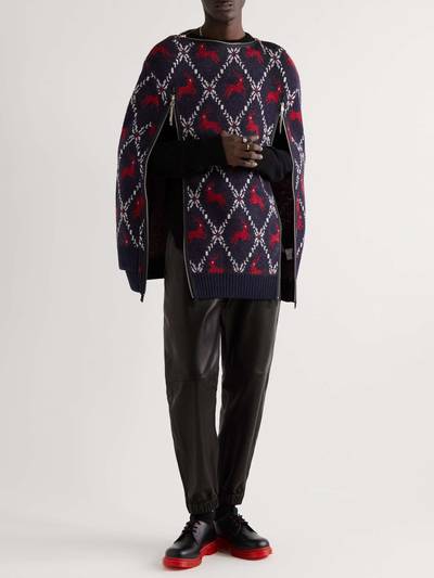 TAKAHIROMIYASHITA TheSoloist. Embellished Wool-Jacquard Sweater outlook