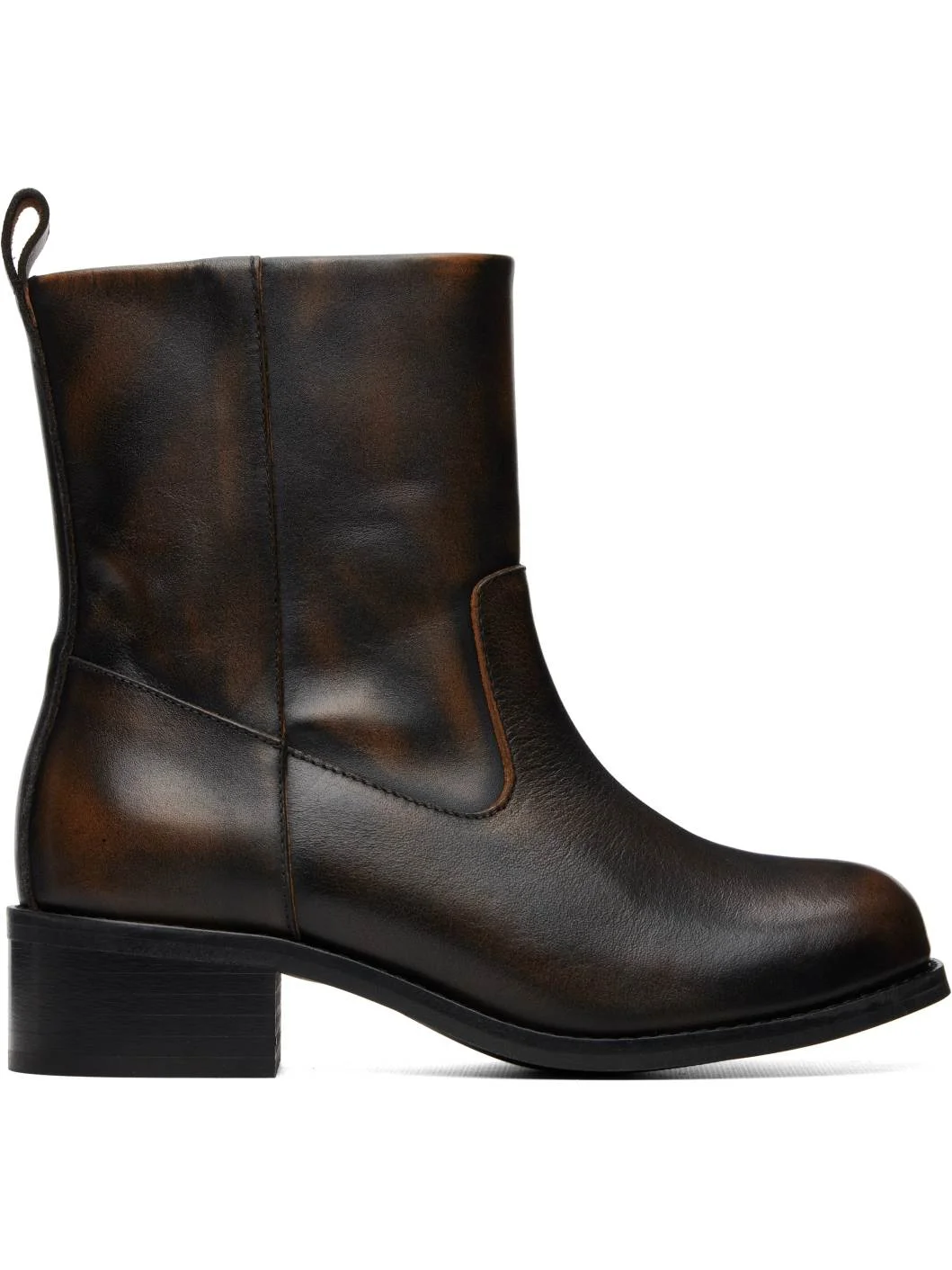 Brown Protocol Ankle Boots - 1