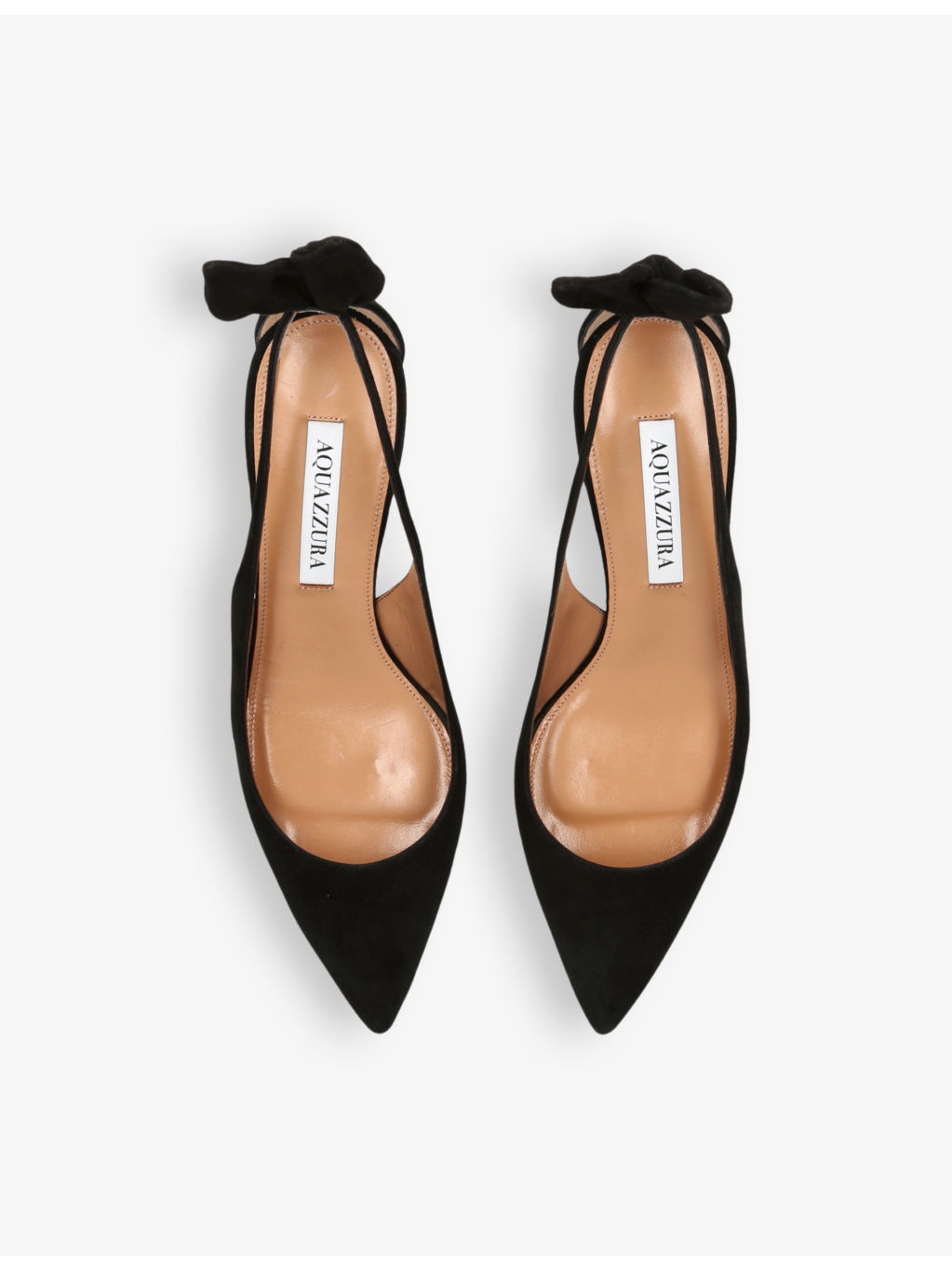 Bow Tie suede heeled pumps - 2