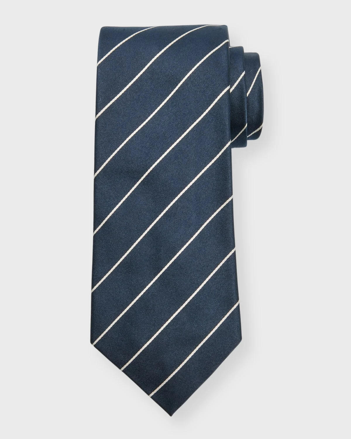 Men's Striped Silk Tie - 1