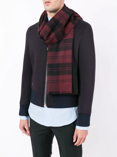 Valentino plaid scarf outlook