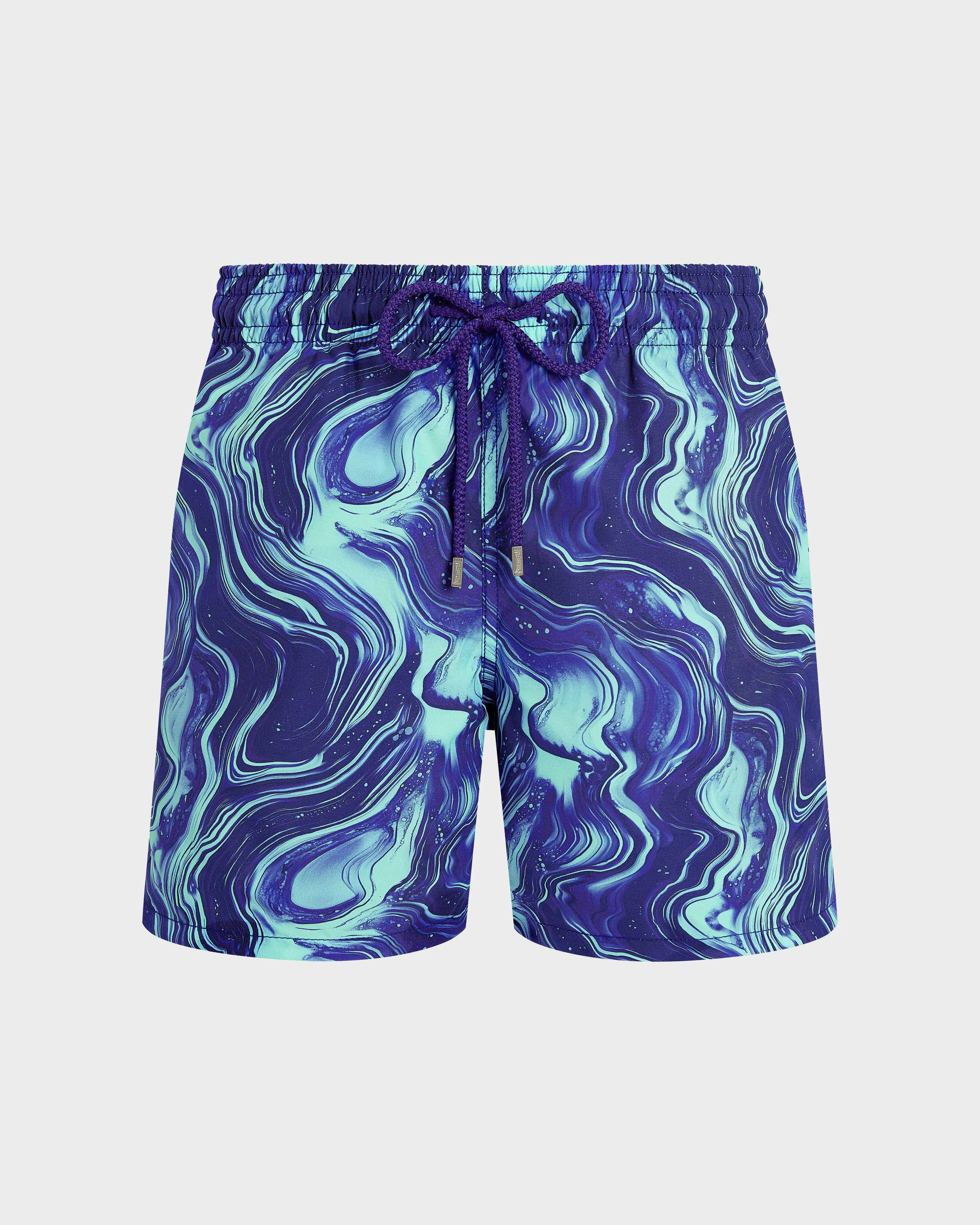 MEN SWIM TRUNKS MARBLE - 1