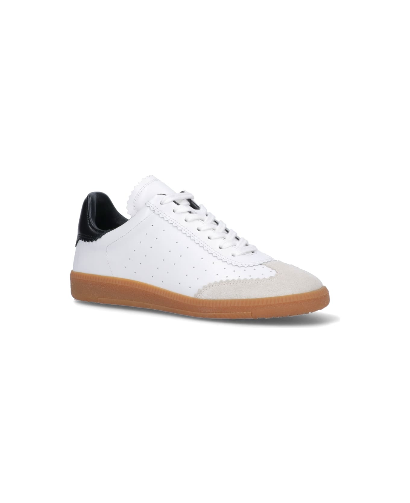 Bryce Sneakers In White Suede And Leather - 2