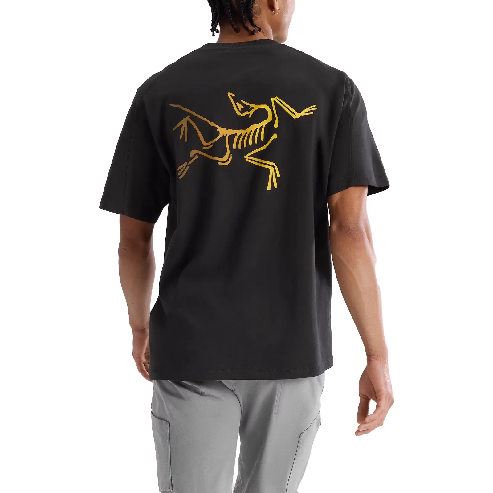 Kragg Cotton Logo T-Shirt "24K "Black" - 4