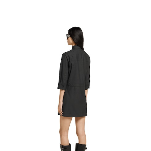 Wool dress with Horsebit - 4
