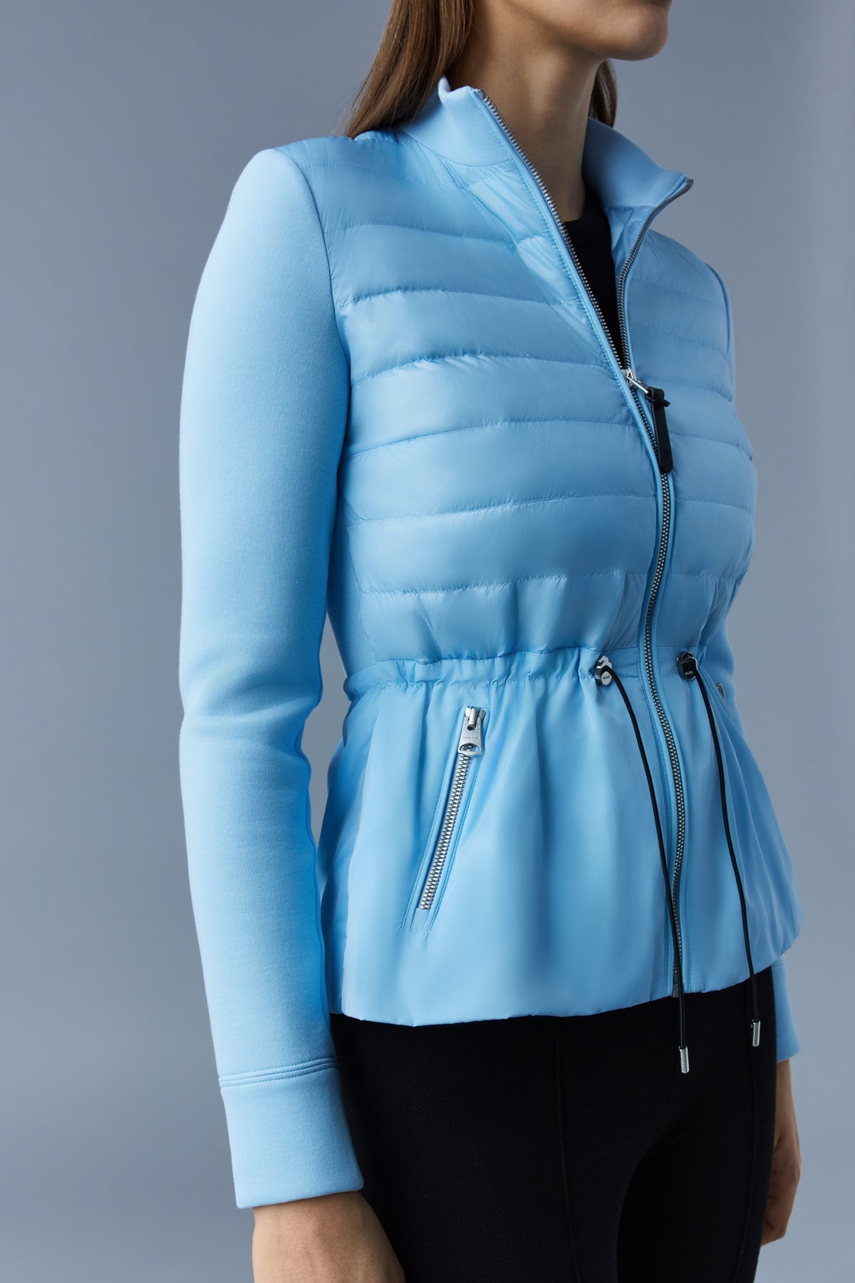JOYCE Hybrid jacket with peplum - 5