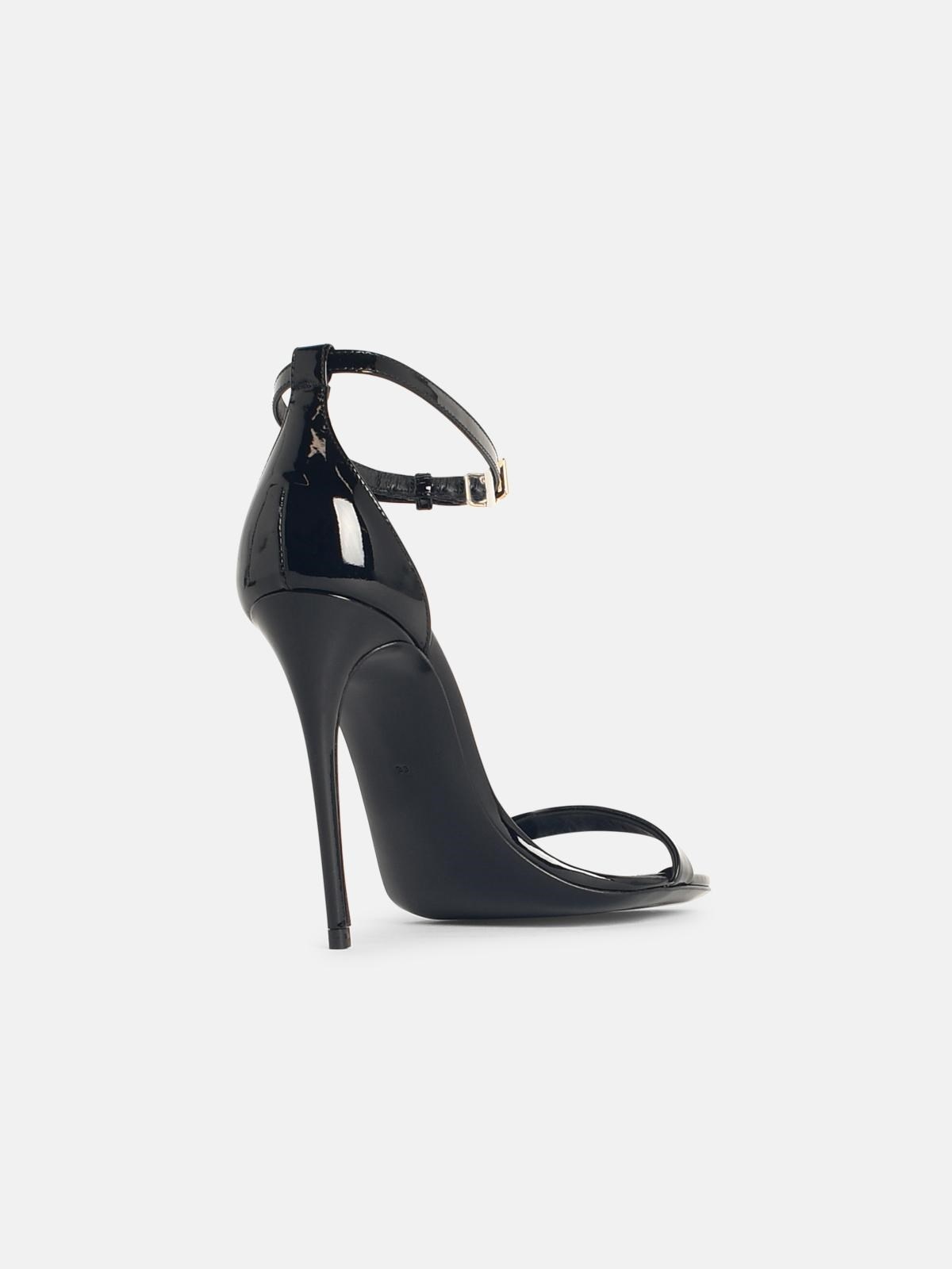 Dolce & Gabbana BLACK LEATHER SANDALS | REVERSIBLE