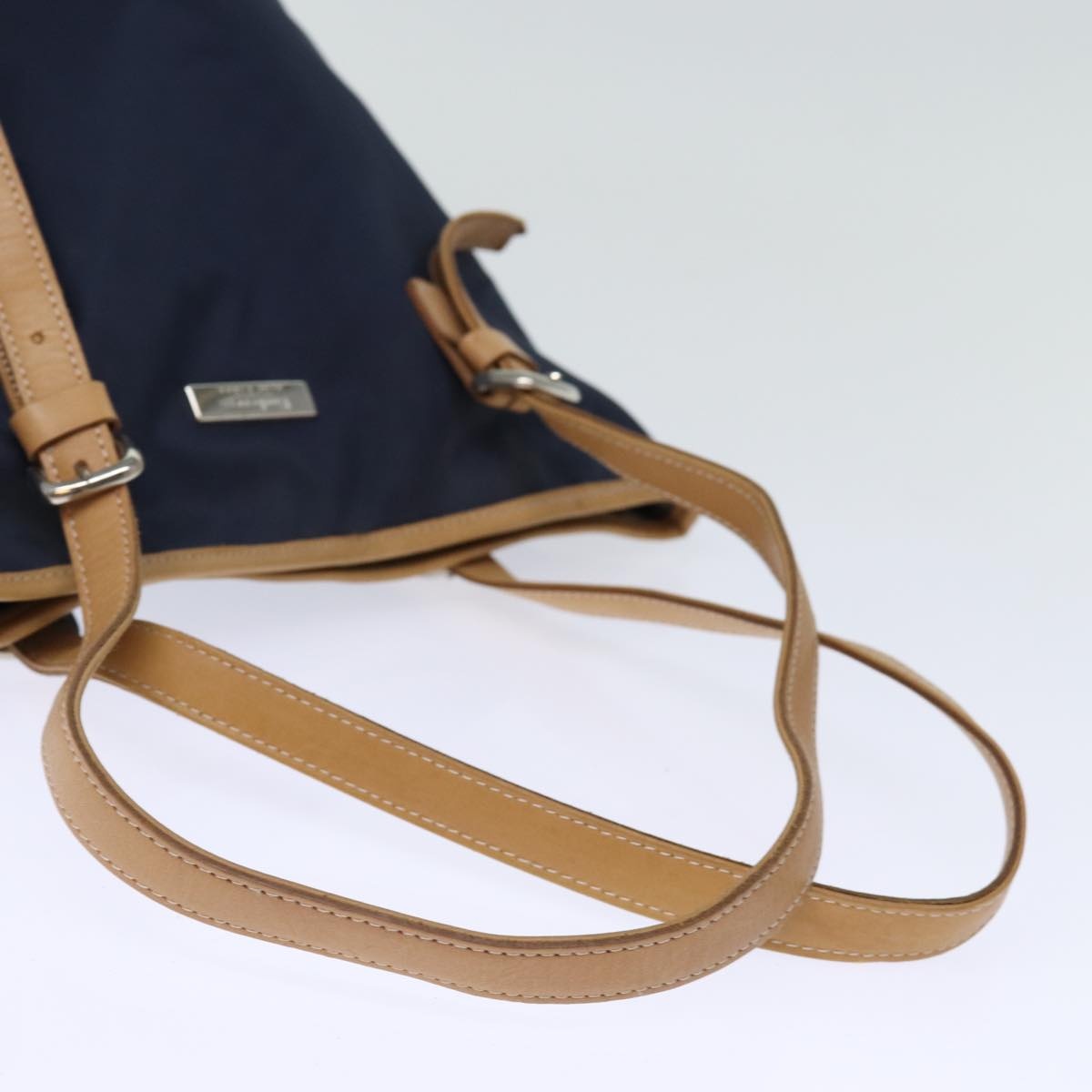 Burberry Blue Label Tote Bag Nylon Navy - 7