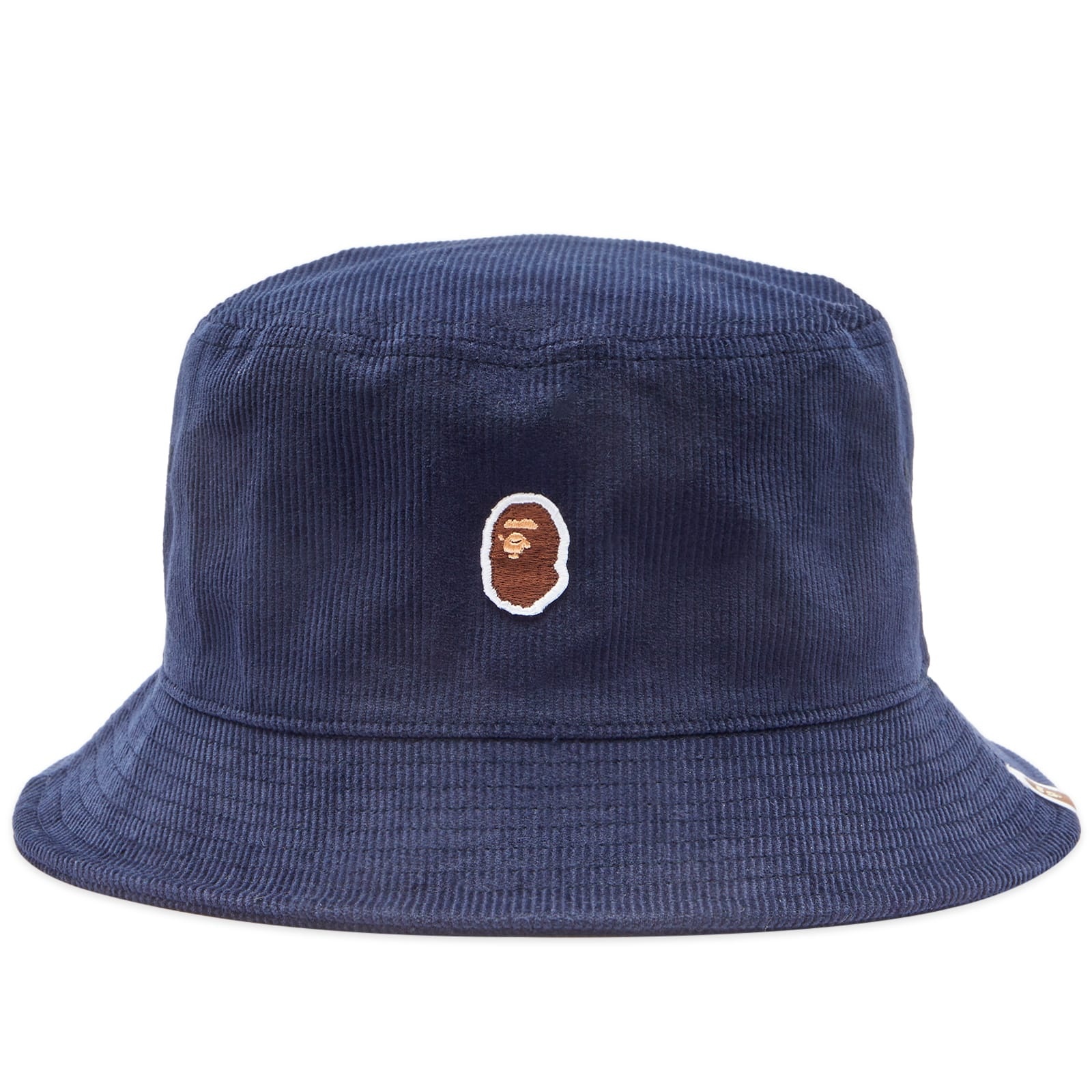 A Bathing Ape Ape Head Corduroy Bucket Hat - 1